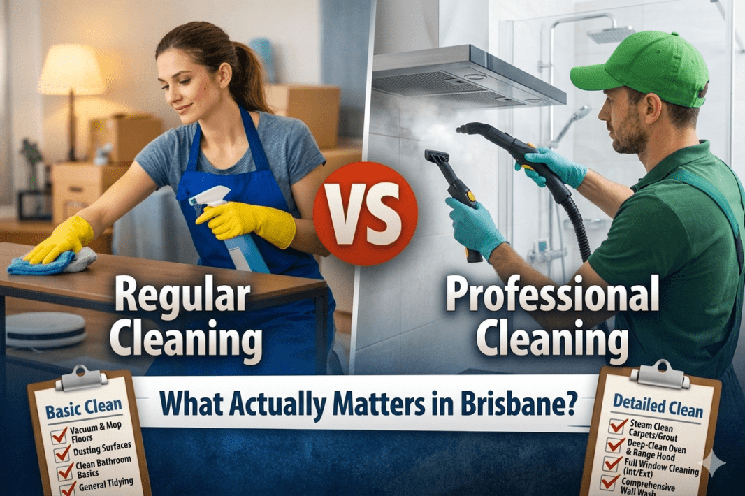 Professional Cleaning vs Regular Cleaning